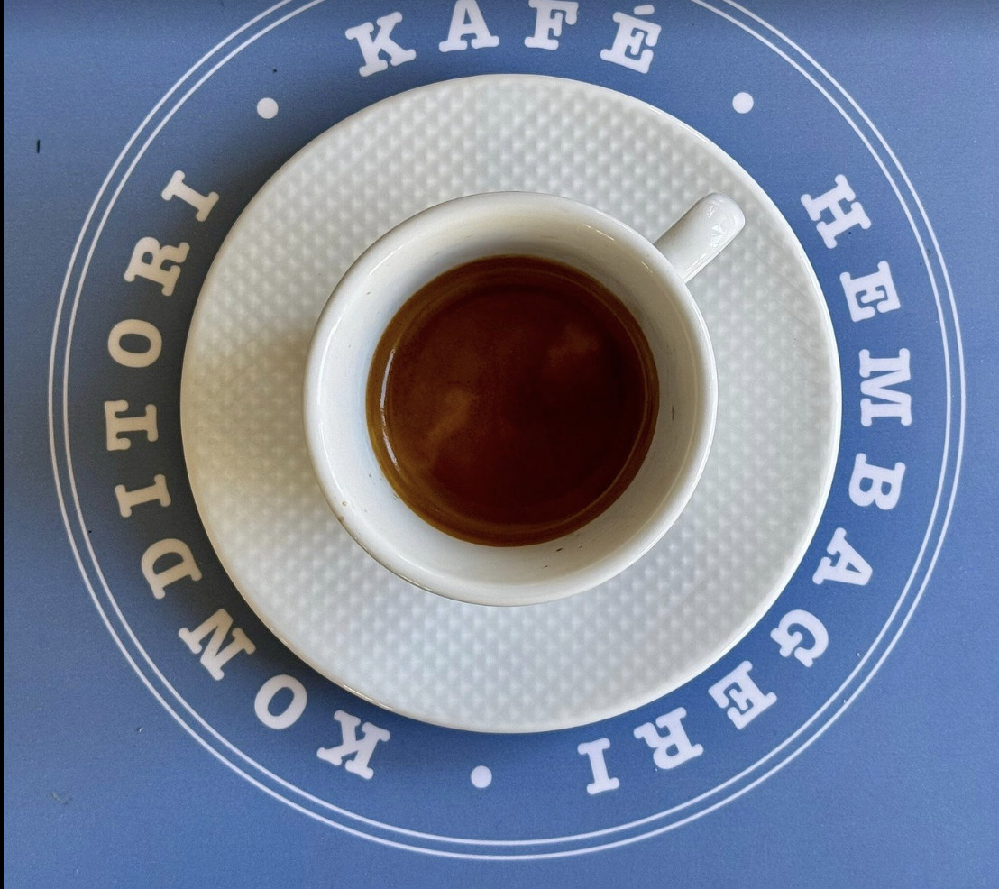 Espresso på Kafé Wilma